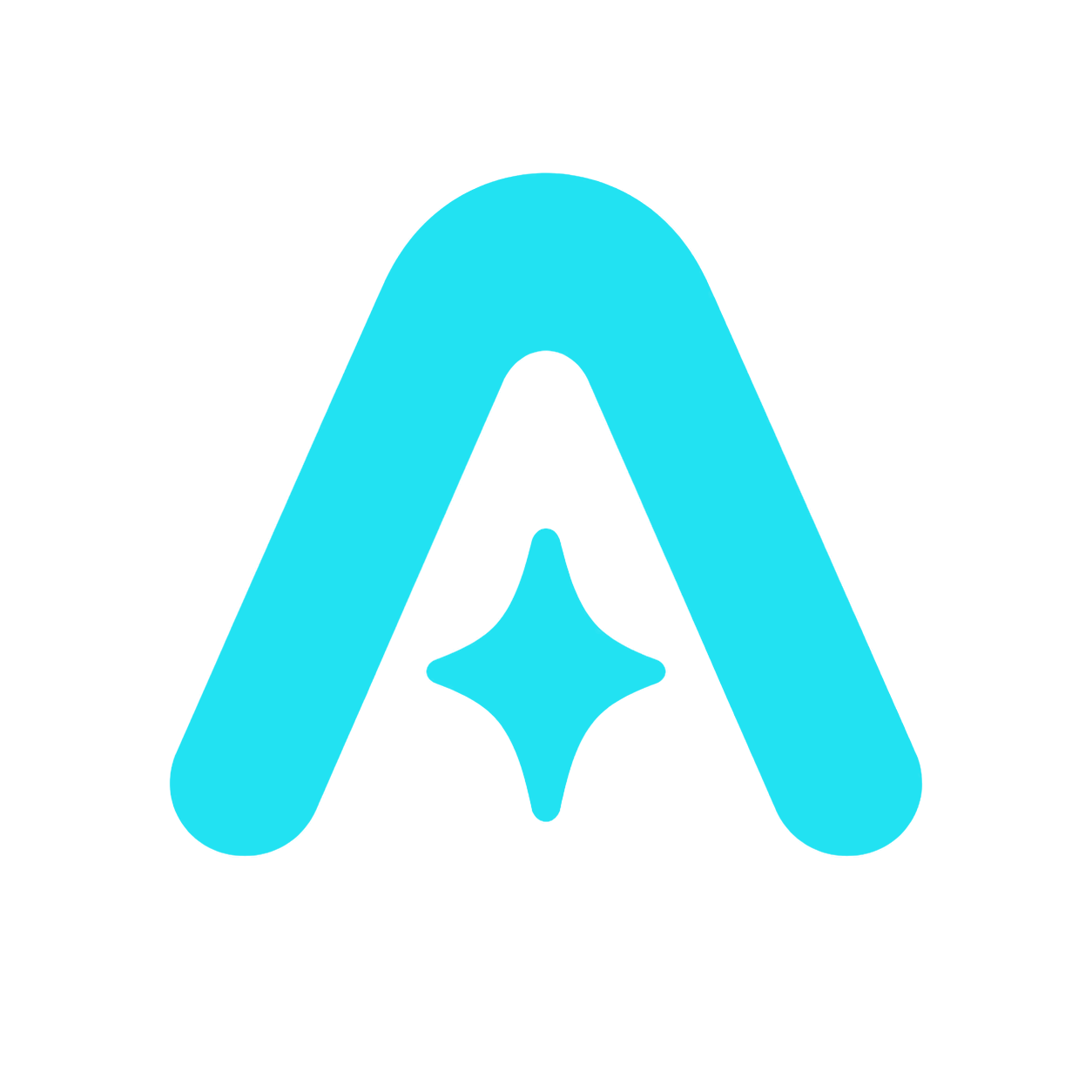 Agentfy logo, transparent background